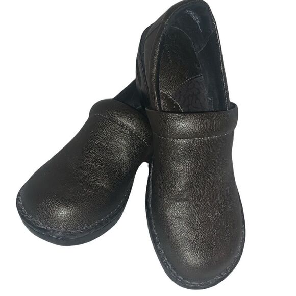 boc Born Women's Concept Dark Pewter Wedge Slip On Comfort Clog C45714 Size 9 - Picture 1 of 11